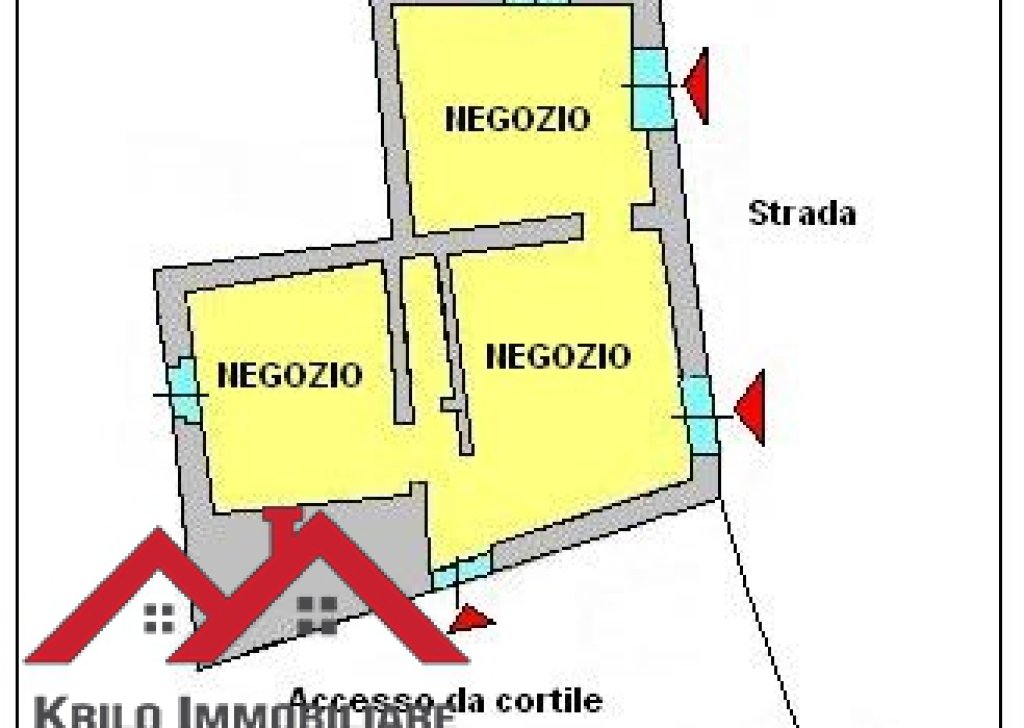 Vendita Negozi e Attività Commerciali Cassano d'Adda - NEGOZIO di Mq. 80 Località Vicinanza Centro